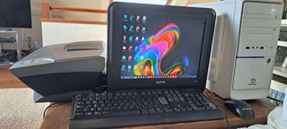 PC completo Hiditec Q3 + SSD + TV + Impresora