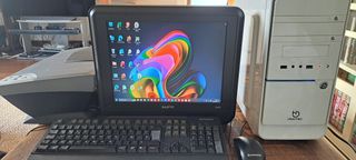 PC completo Hiditec Q3 + SSD + TV + Impresora