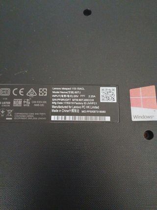 Lenovo Ideapad 110 Notebook Laptop Computer ricamb