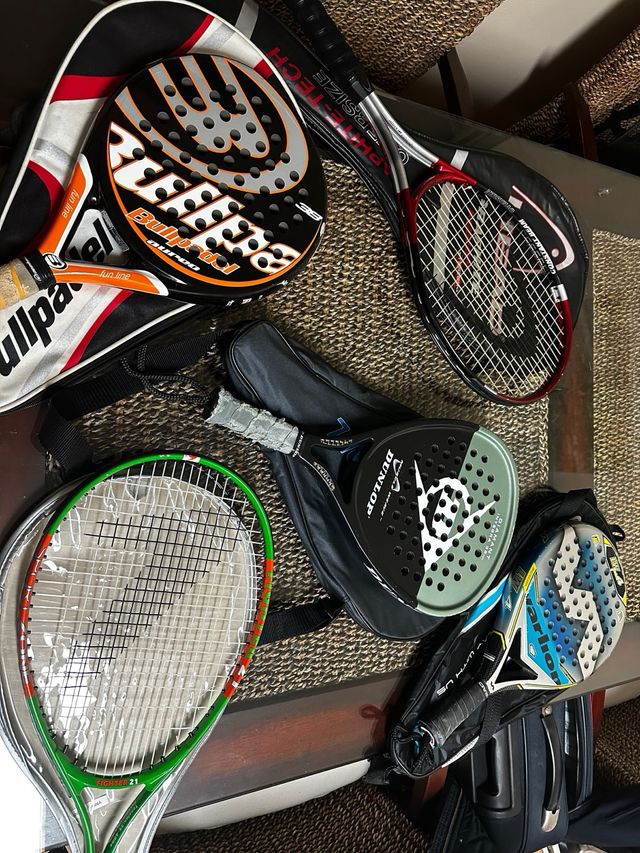 7 Palas de padel y raquetas aduto e infantil