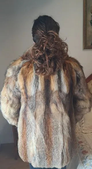 Chaquetón piel de zorro