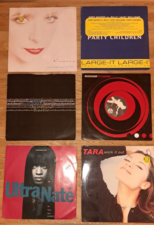 6 Vinili musica dance house