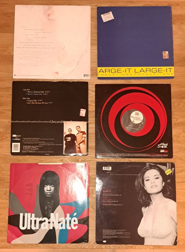 6 Vinili musica dance house