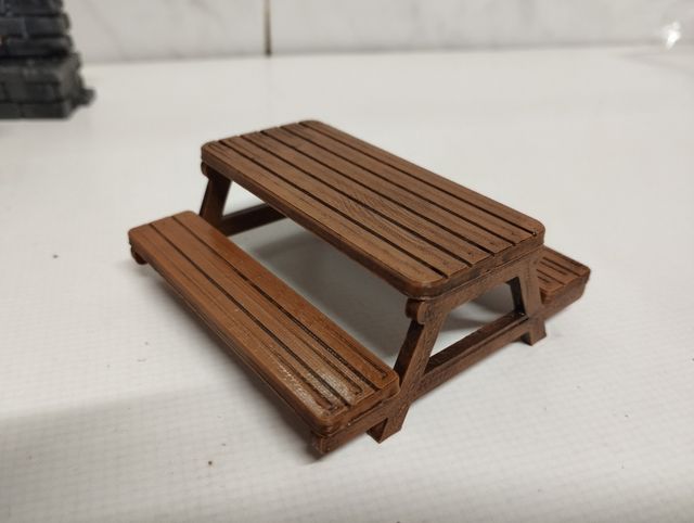 Decoración Scalextric-slot, pícnic