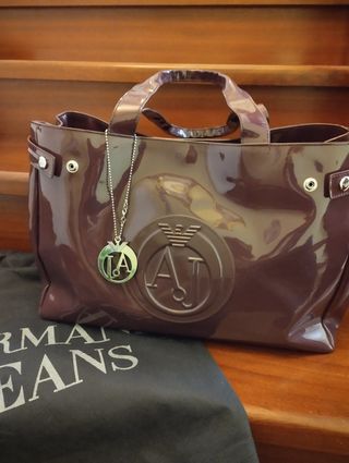 Tote bag by Armani jeans colore vino