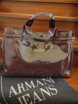 Tote bag by Armani jeans colore vino