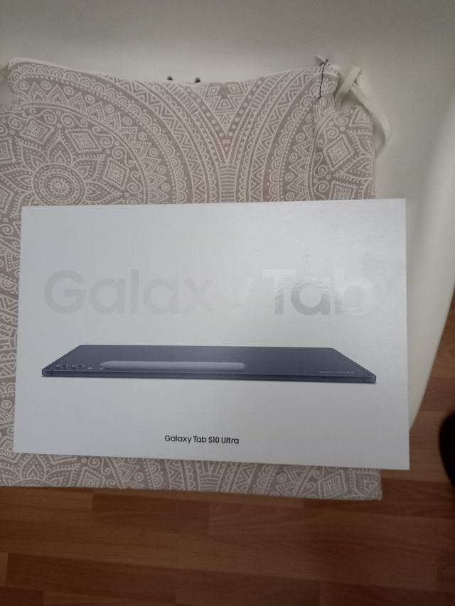 Caja vacía sansung tablet