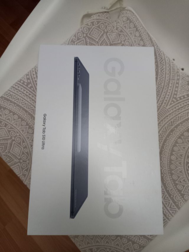 Caja vacía sansung tablet