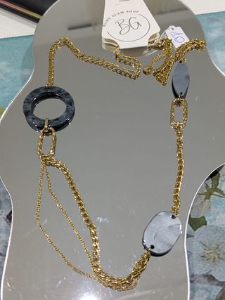 Collana lunga in acciaio inossidabile