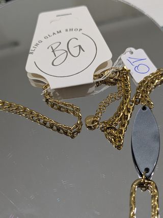 Collana lunga in acciaio inossidabile