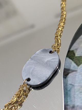 Collana lunga in acciaio inossidabile