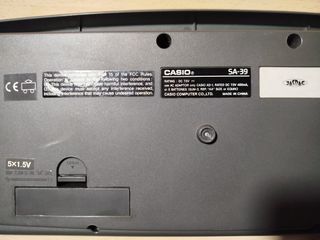CASIO SA-39 TECLADO