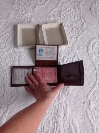 Cartera billetera caballero