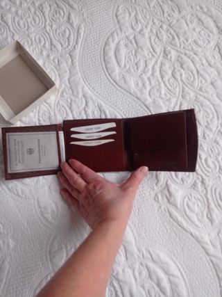 Cartera billetera caballero