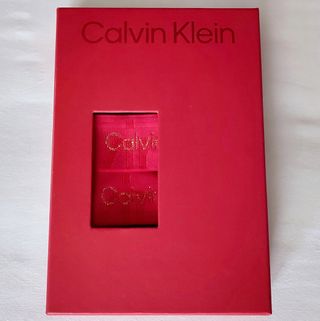 Conjunto CALVIN KLEIN Sujetador y Tanga Negro Rojo
