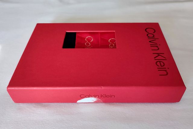 Conjunto CALVIN KLEIN Sujetador y Tanga Negro Rojo