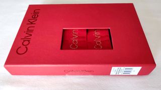 Conjunto CALVIN KLEIN Sujetador y Tanga Negro Rojo