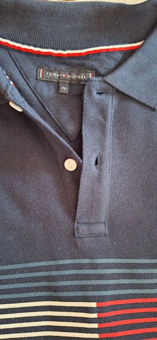 Polo manga larga chico Tommy Hilfiger