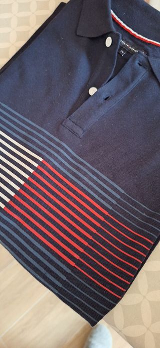 Polo manga larga chico Tommy Hilfiger