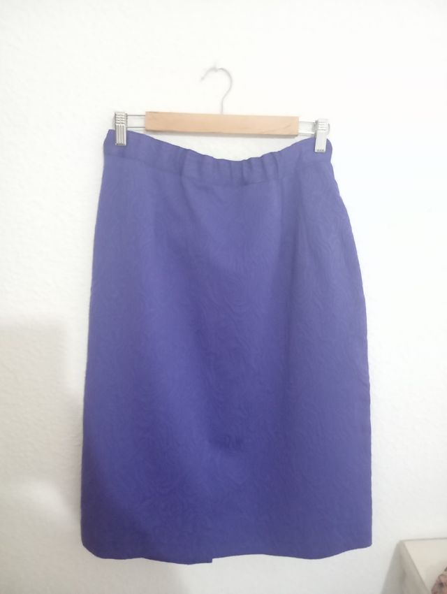 Falda morada vintage