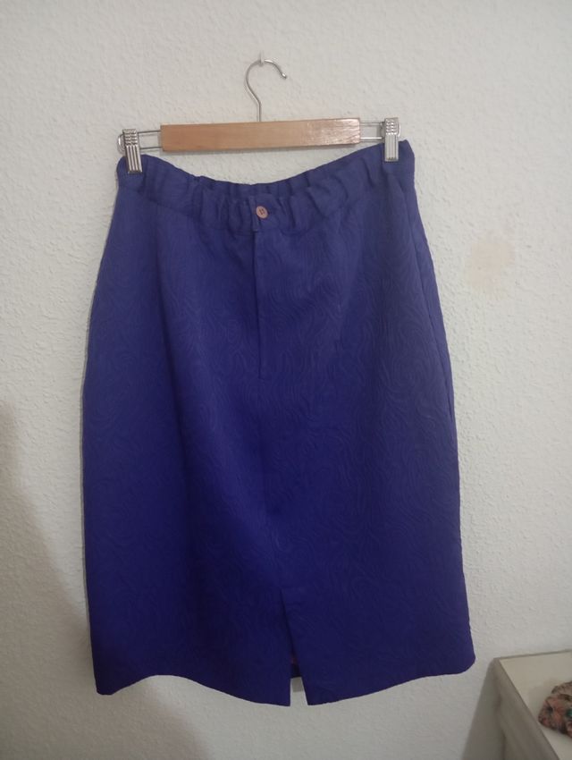 Falda morada vintage