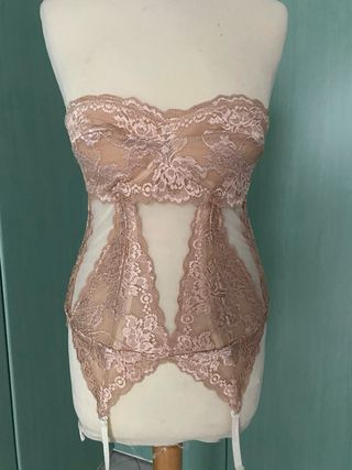 Corsetto in pizzo con giarrettiere tg I VB