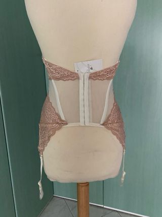 Corsetto in pizzo con giarrettiere tg I VB
