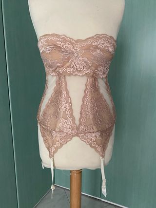 Corsetto in pizzo con giarrettiere tg I VB