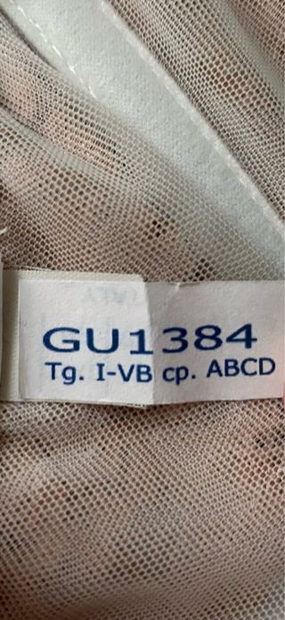 Corsetto in pizzo con giarrettiere tg I VB