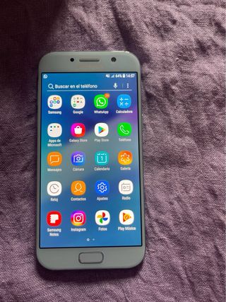 Movil Samsung Galaxy A5 en su caja