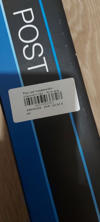 Tija con suspensión 31.6