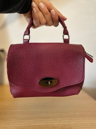 Mini borsetta bordeaux