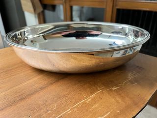 Ciotola ovale in silverplate