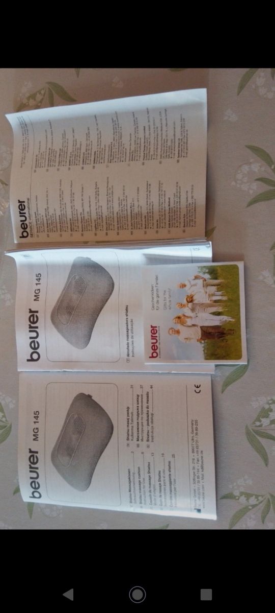 Cuscino per massaggio shiatsu, di Beurer, MG145