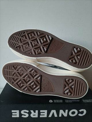 Converse platform silver n.36