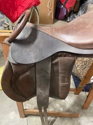 Sella Pariani ippoterapia cuoio