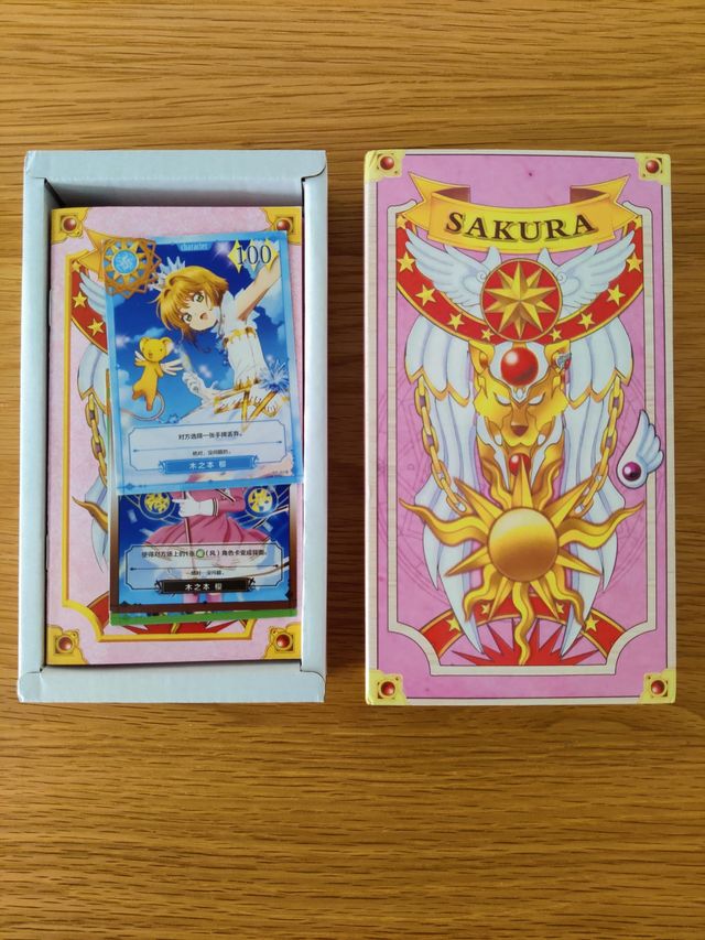 Baraja de cartas Sakura | Sakura Cazadora de Carta