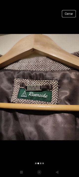 Chaqueta marrón lana mujer Riverside