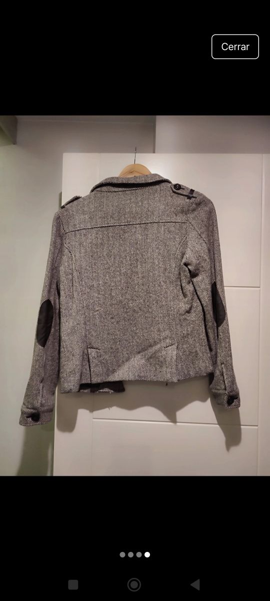 Chaqueta marrón lana mujer Riverside