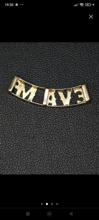 Colgante Oro 18qtes nombre " Eva María"