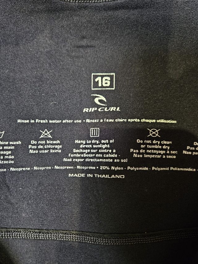 NEOPRENO RIP CURL CLASSIC 4,3