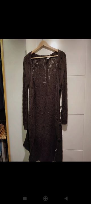 Chaqueta lana escorpión larga mujer