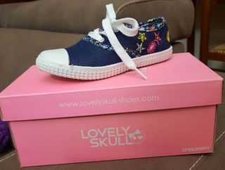 Sneakers Lovely Skull 29 bimba nuove