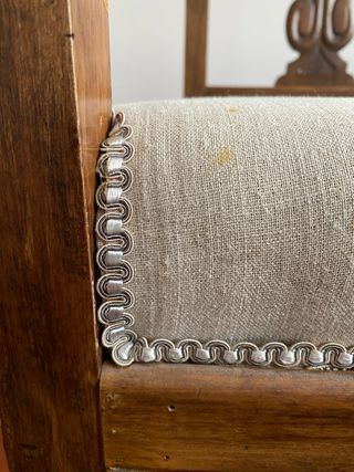 Banco tresillo y butaca de estilo cast