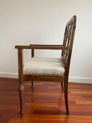 Banco tresillo y butaca de estilo cast