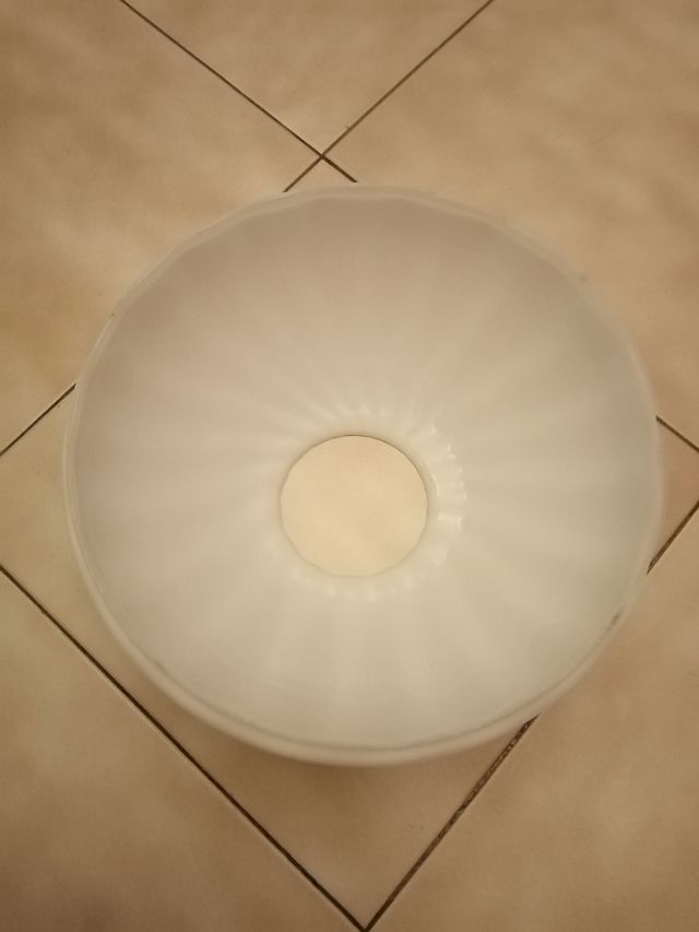 Paralume in opalina. Da 25cm.crca. 