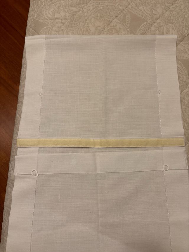 Tende a pacchetto bianche