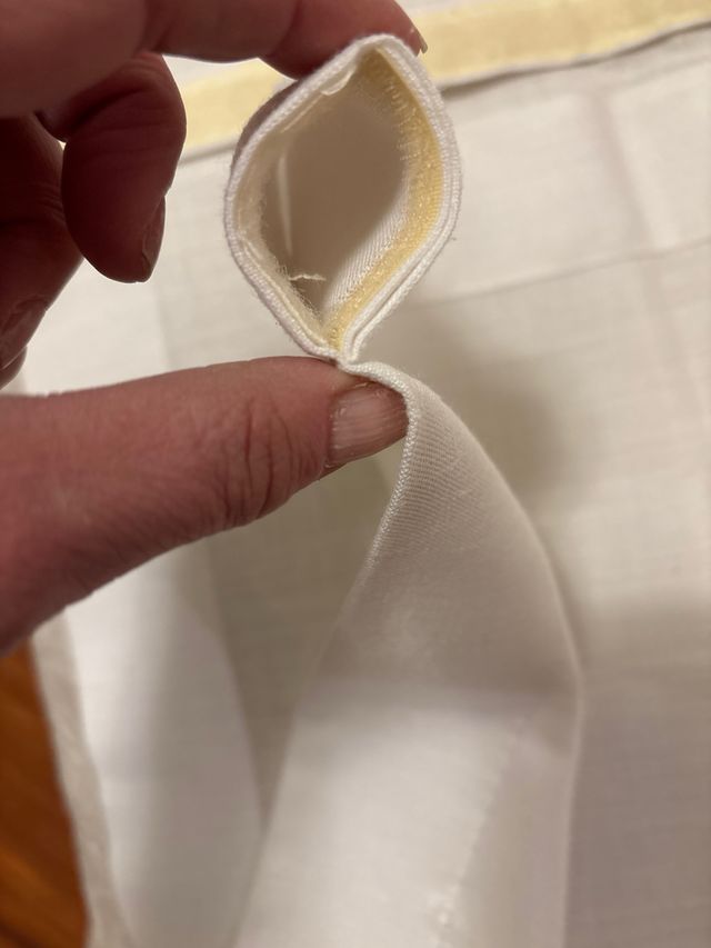 Tende a pacchetto bianche