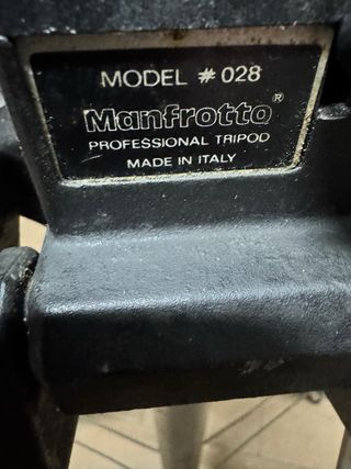 TRIPODE PROFESIONAL MANFROTTO CON CABEZAL 3D