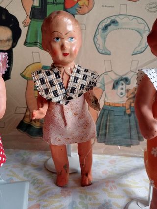 Lote de Muñecas Cartón Piedra 